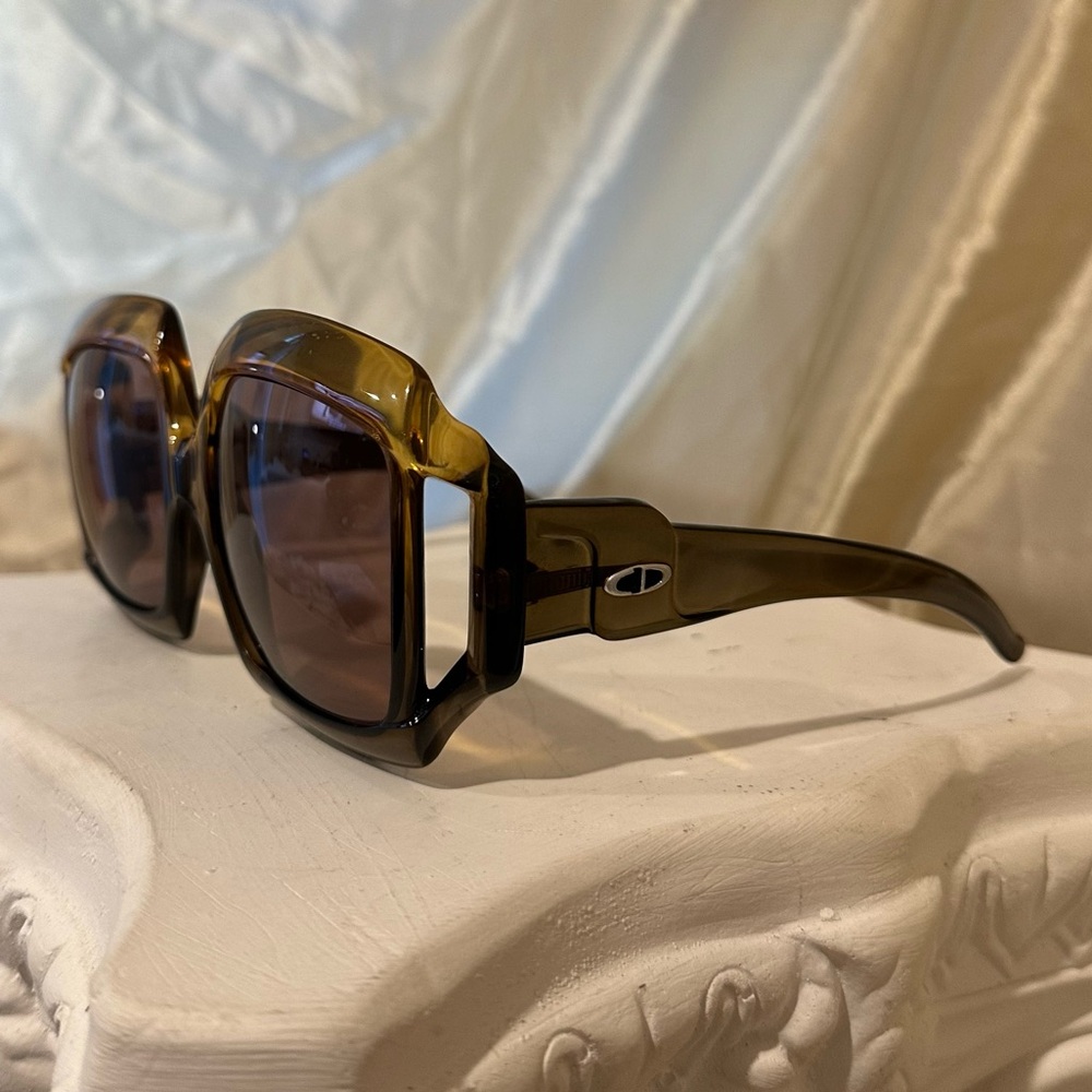Christian Dior Oversized 70’s RARE Vintage Sunglasses - Picture 5 of 12